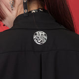 Garakute Sheer Shirt With Kimono Sleeves