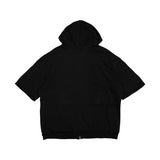 [半袖]我楽多 ハトメZIPパーカー