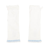 Heart Hack Arm Covers WHITE/PASTEL BLUE