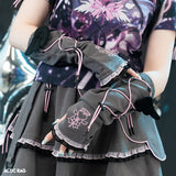 Heart Hack Arm Cover DARK GRAY/PINK