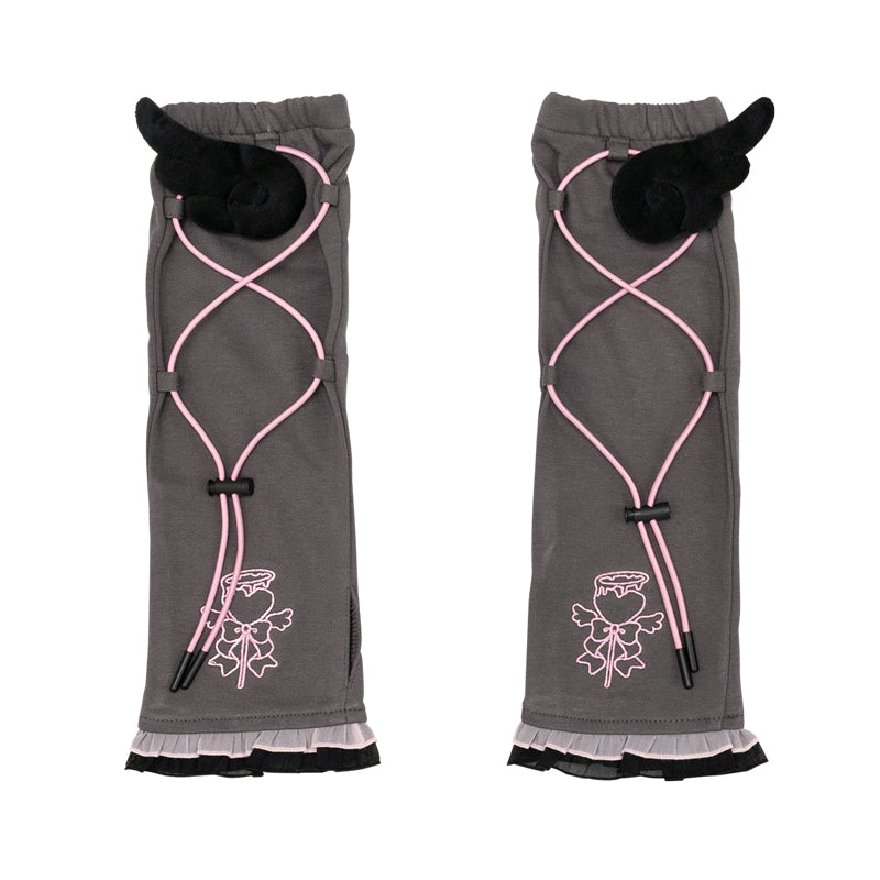 Heart Hack Arm Cover DARK GRAY/PINK – ACDC RAG