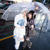 Heart Hack クロップドジャケット DARK GRAY/PINK