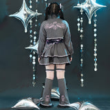 Heart Hack クロップドジャケット DARK GRAY/PINK