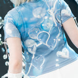 Heart Hack チビT PASTEL BLUE