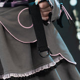 Heart Hack Harness DARK GRAY/PINK