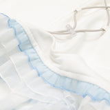 Heart Hack レッグウォーマー WHITE/PASTEL BLUE