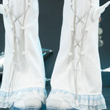 Heart Hack レッグウォーマー WHITE/PASTEL BLUE