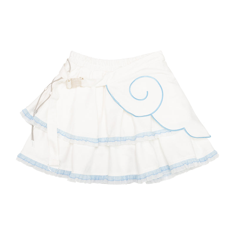 Heart Hack スカート WHITE/PASTEL BLUE – ACDC RAG