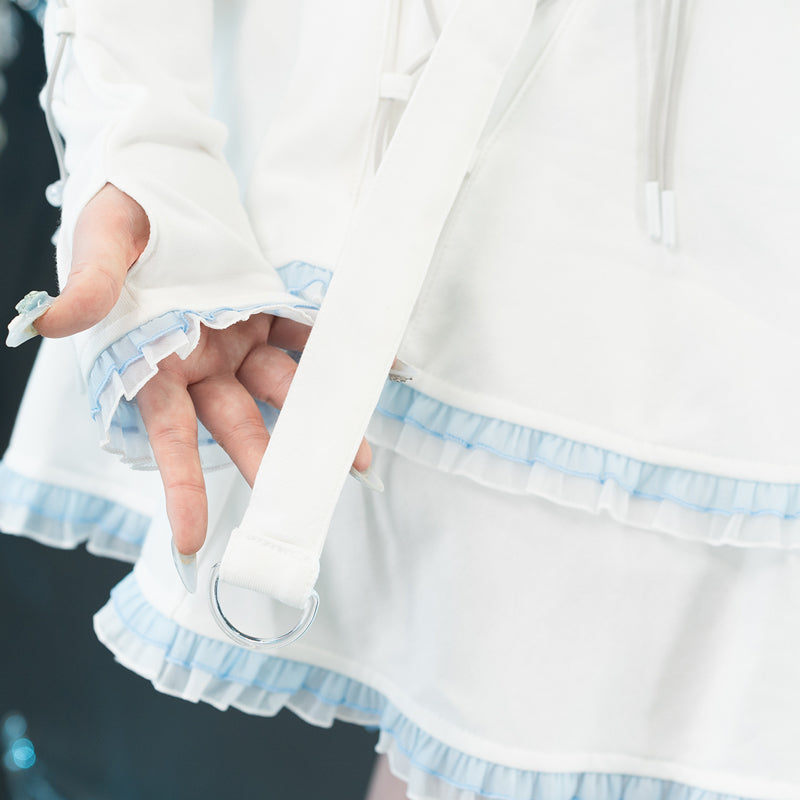 Heart Hack スカート WHITE/PASTEL BLUE – ACDC RAG