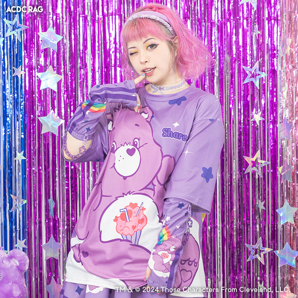 ケアベア T パープル *LIMITED TO CERTAIN COUNTRIES – ACDC RAG