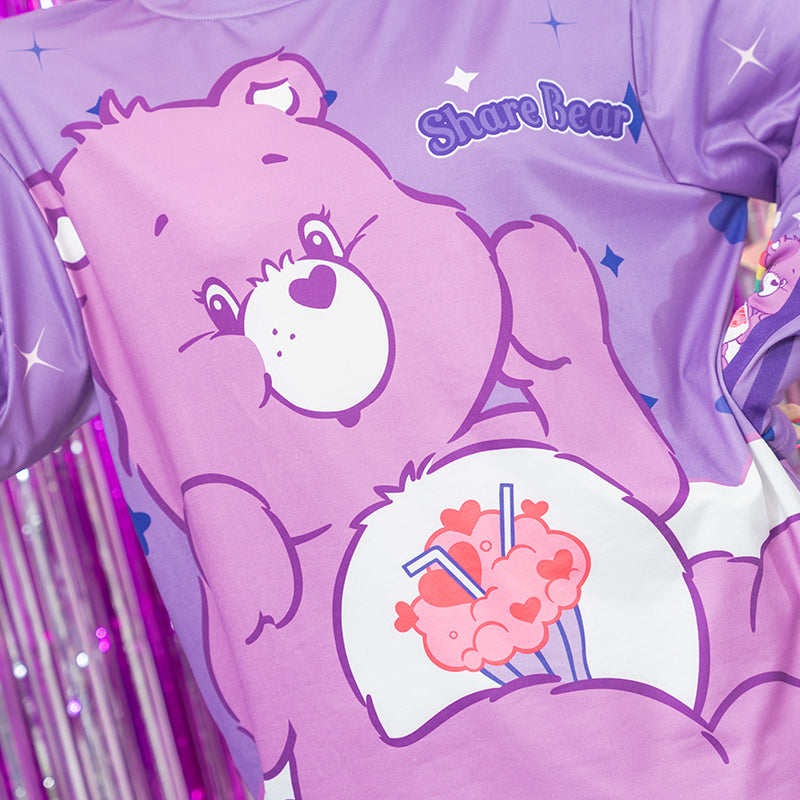 CARE BEARS T-SHIRT PURPLE *LIMITED TO CERTAIN COUNTRIES