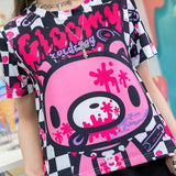 Checkered Gloomy Chibi T-Shirt