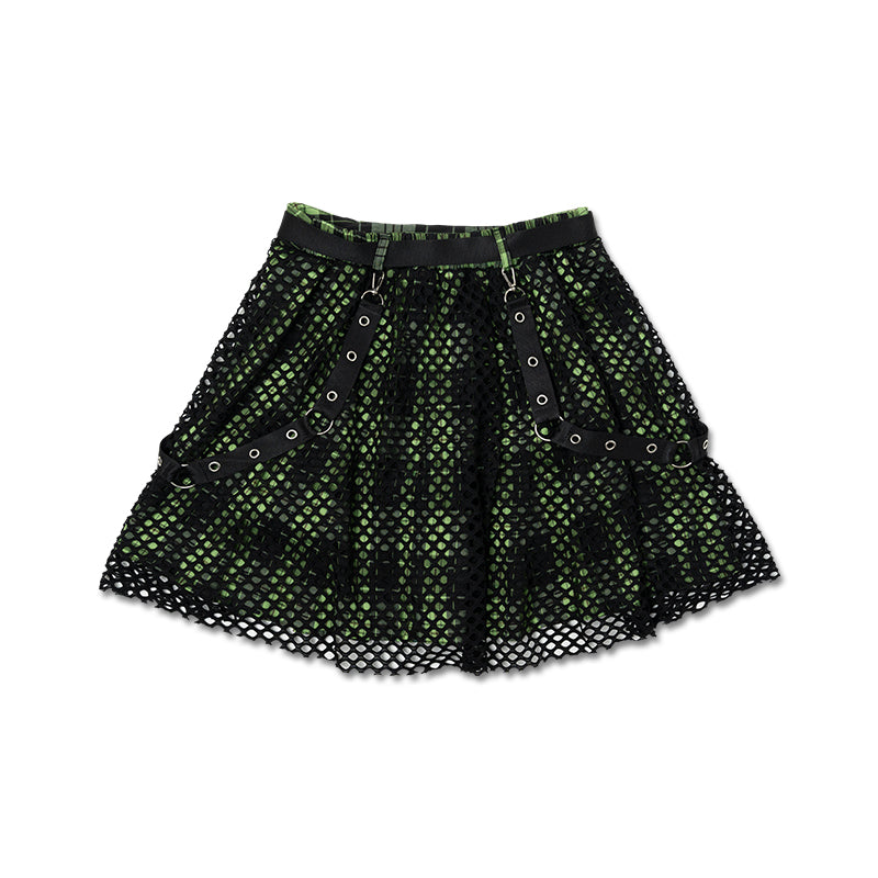 Vivid Gloomy Mesh Skirt