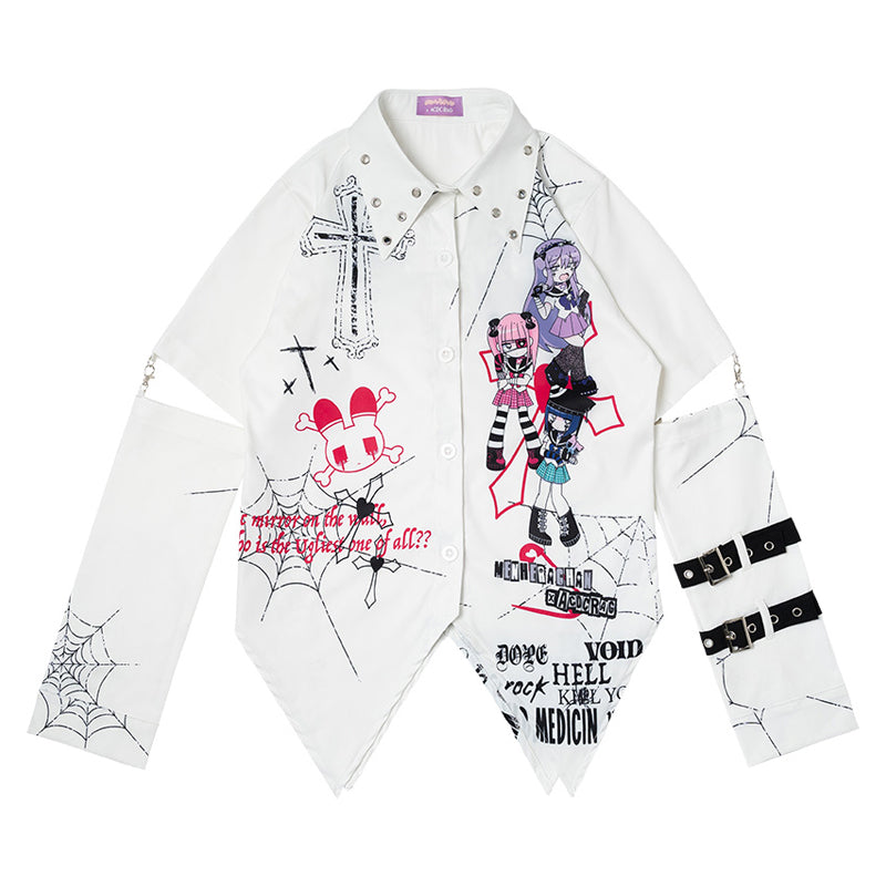 EMO Punk Men Herachan Shirt – ACDC RAG
