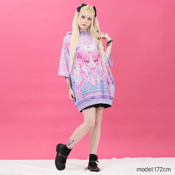 IDOL TENSHI Hoodie Short Sleeve 