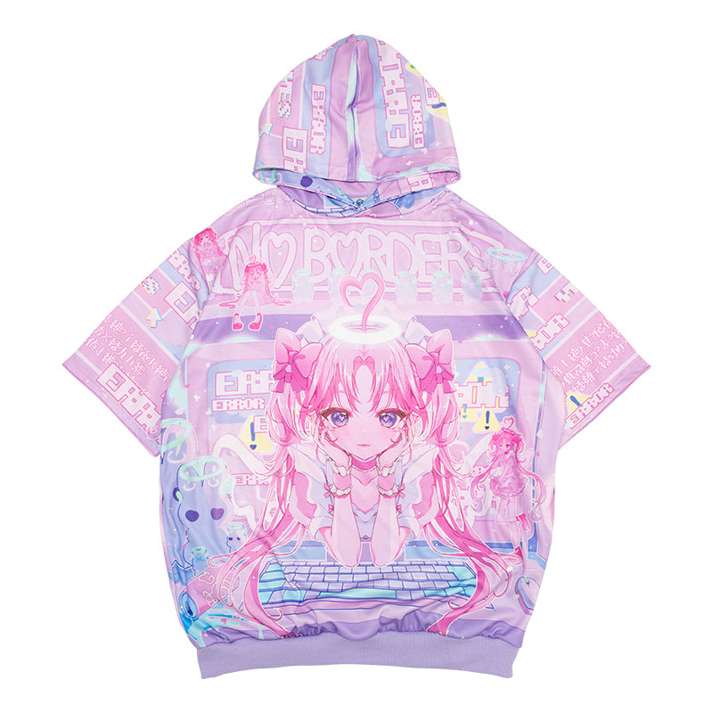 Riri IDOL TENSHI Hoodie Short Sleeve – ACDC RAG