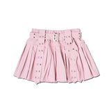 Pastel Pleated Pants-Skirt