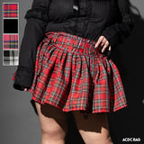 Pleated Pants-Skirt Plus Size