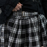 Pleated Pants-Skirt Plus Size