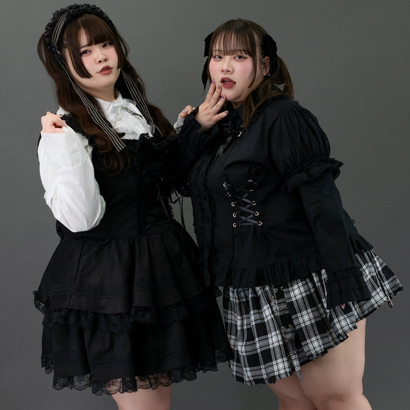 AD2008 09SS archive ポリ縮プリーツキルトスカート 巻き 黒 プラスサイズ]プリーツパンツスカート – ACDC RAG