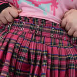 Pleated Pants-Skirt Plus Size