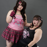 Pleated Pants-Skirt Plus Size