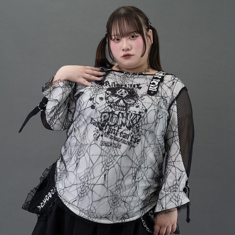 プラスサイズ]ガーゼロンT – ACDC RAG