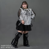 [プラスサイズ]ガーゼロンT