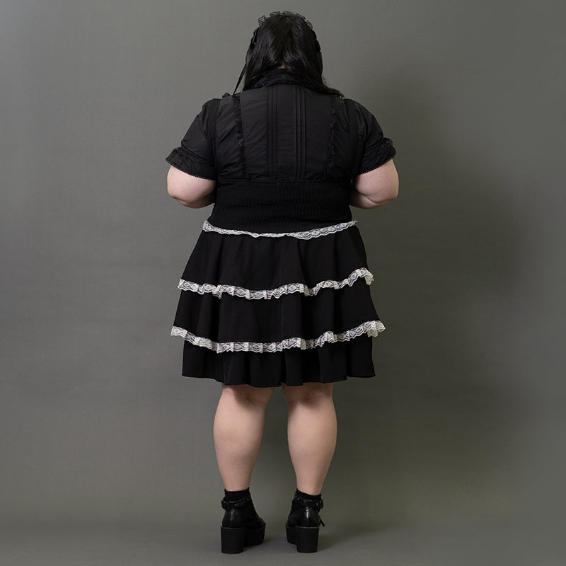 THREE-LAYERED LOLITA SKIRT PLUS SIZE