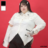 [プラスサイズ]ACDC RAG シャツ