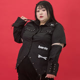 [プラスサイズ]ACDC RAG シャツ