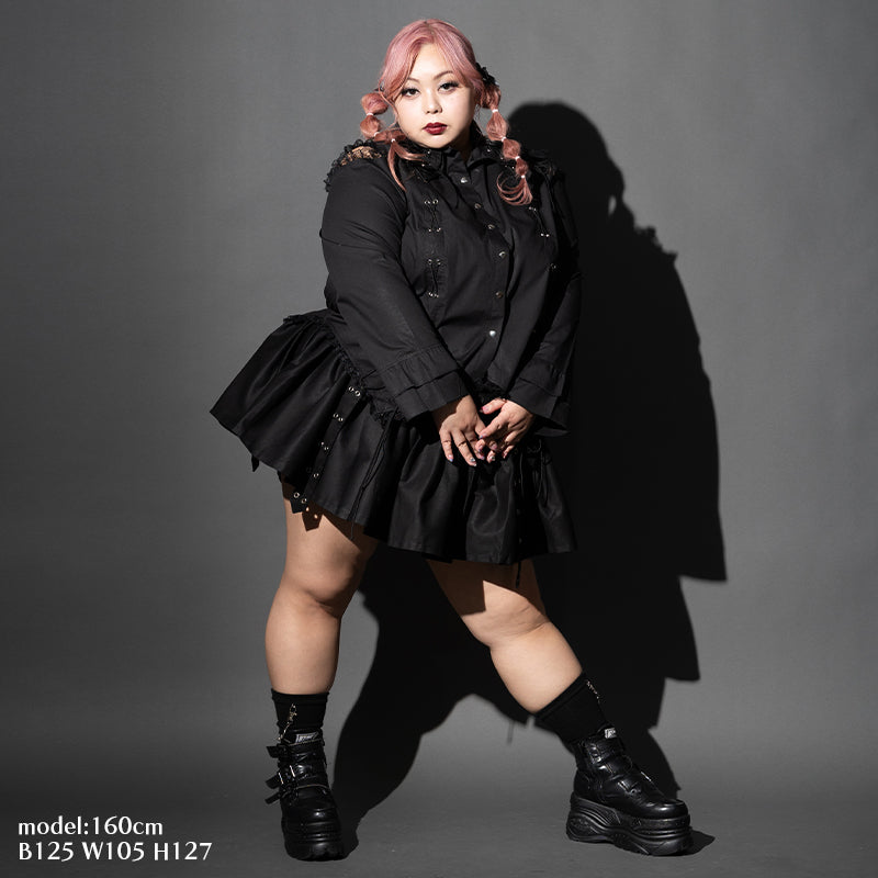 2-Lapel Shirt Plus Size ACDC RAG 2-Lapel Shirt Plus Size ACDC RAG
