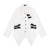 Wベルト シャツ WHITE