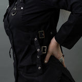 Double Belt Shirt Black
