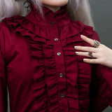 エンビロングブラウス RED