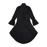 Tailcoat Style Blouse BLACK