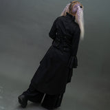 Tailcoat Style Blouse BLACK