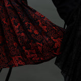 Dragon Skirt with Pantlegs BLACK/RED