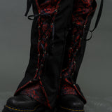 Dragon Skirt with Pantlegs BLACK/RED