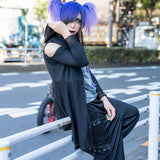 Dark Abyss Hooded Long Vest