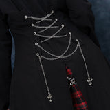 Dark Abyss Cross Long Shirt