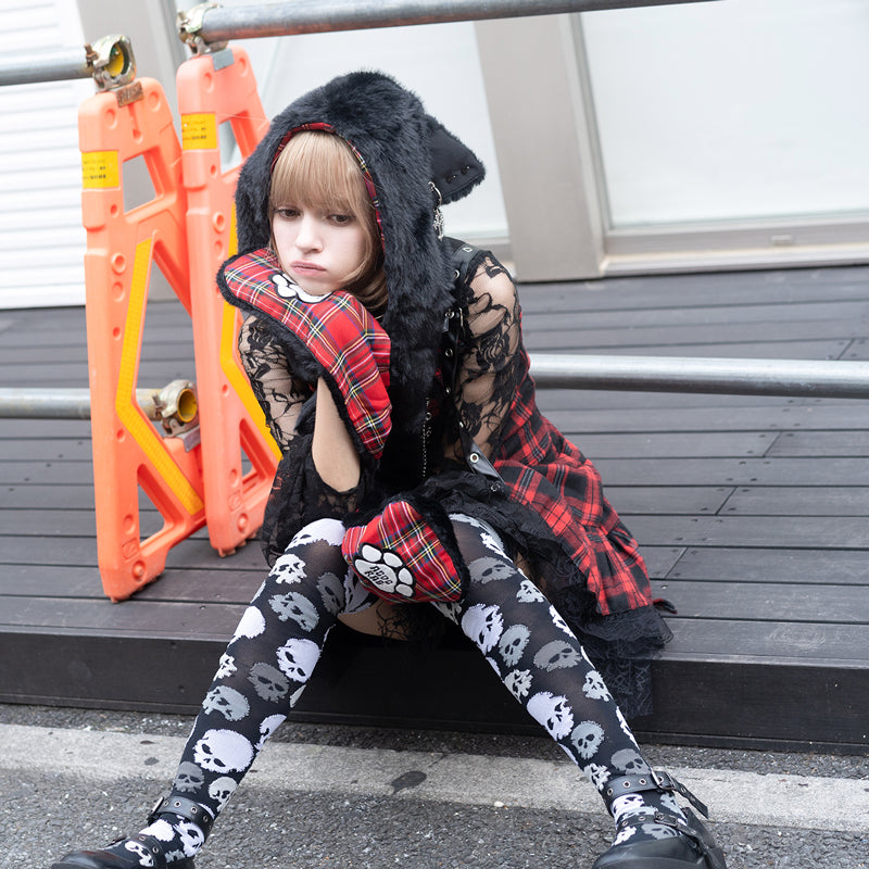 CAT EAR HOODED SCARF