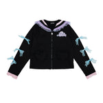 BLACK/PASTEL PURPLE