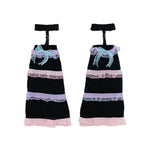 BLACK/PASTEL PURPLE