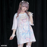 Swaying Heart T PASTEL BLUE