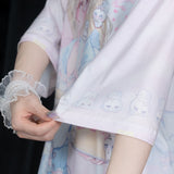 Swaying Heart T PASTEL BLUE