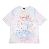 Swaying Heart T PASTEL BLUE