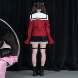 Swaying Heart ブラウス RED