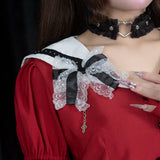 Swaying Heart ブラウス RED