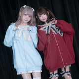 Swaying Heart Hoodie Red
